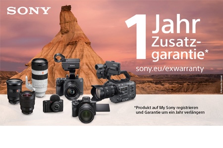 Sony +1 Jahr Garantie