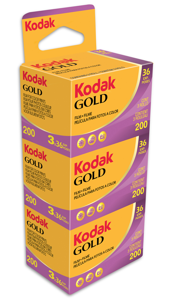 Kodak Gold 200 135/36 3er Pack Kleinbildfilm
