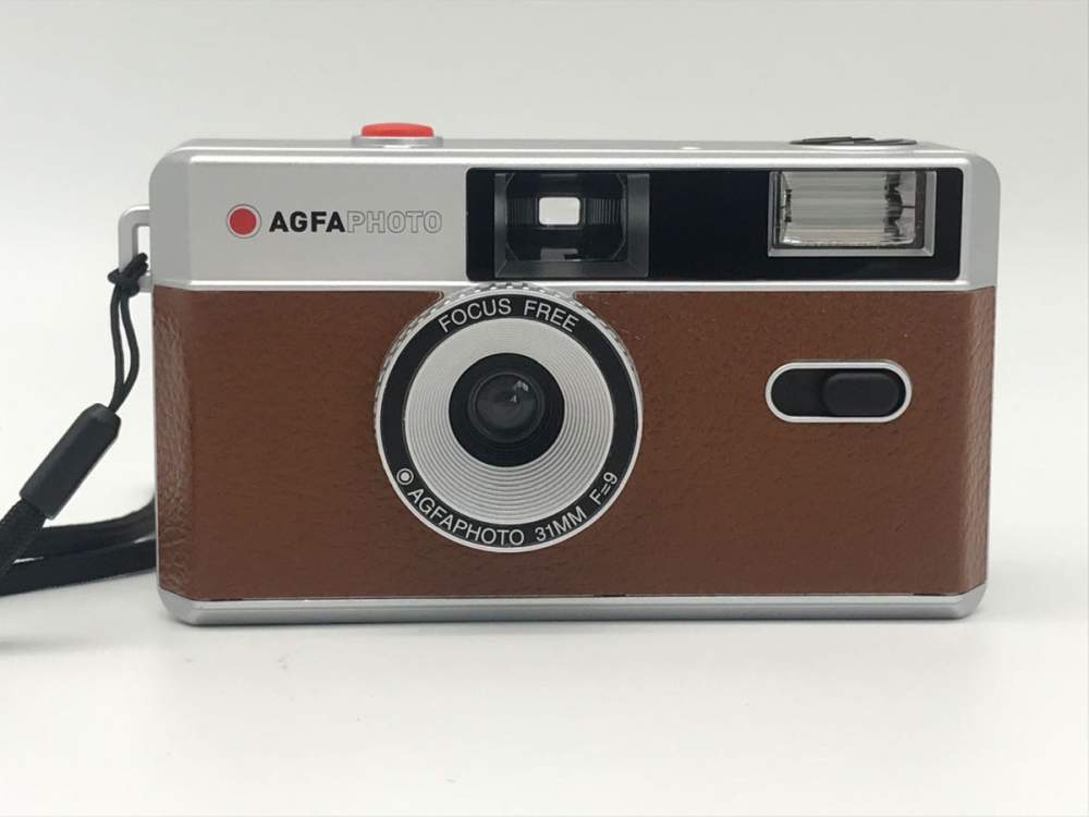 AgfaPhoto analoge Kleinbildkamera braun 110483