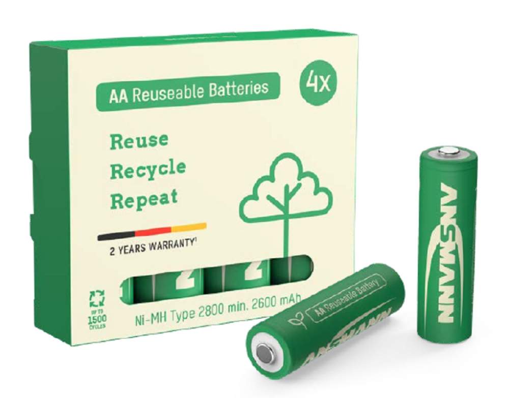 Ansmann Akku 2800/min 2600 mah 4er GreenPro