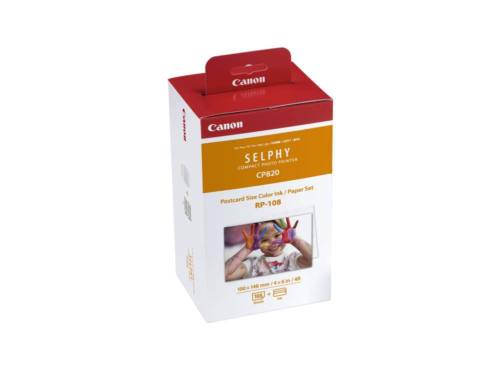 Canon Papier RP108IP 108 Blatt 2x54 für Selphy-Drucker