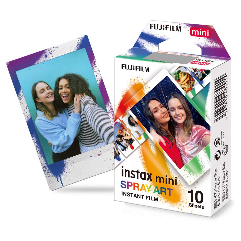 Fuji Instax Mini Spray Art Sofortbildfilm