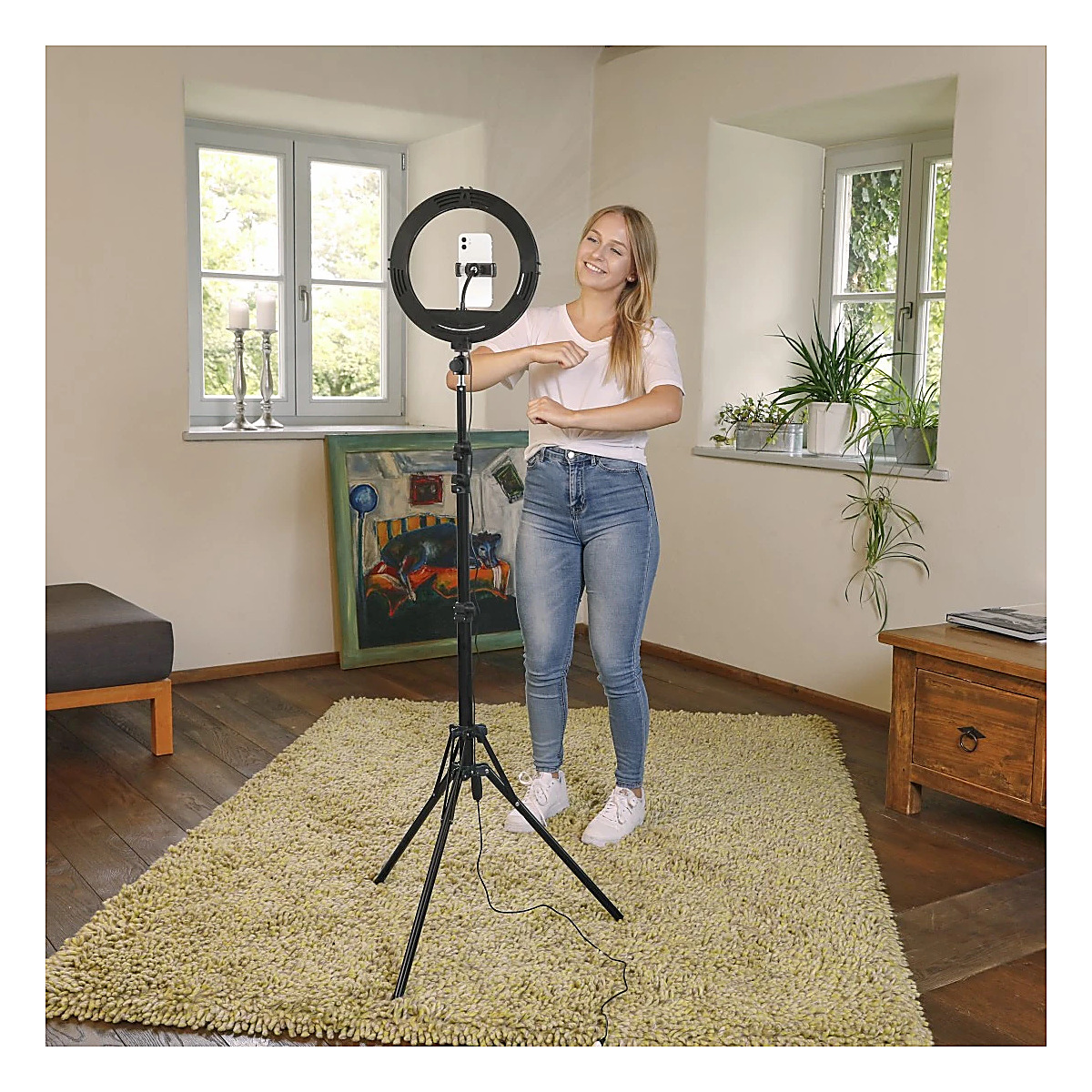 Hama LED-Ringleuchte Spotlight Steady 120 III