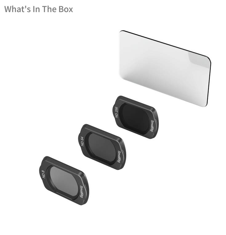 SmallRig 4774 ND Filter Set f. DJI Osmo Pocket 3/4