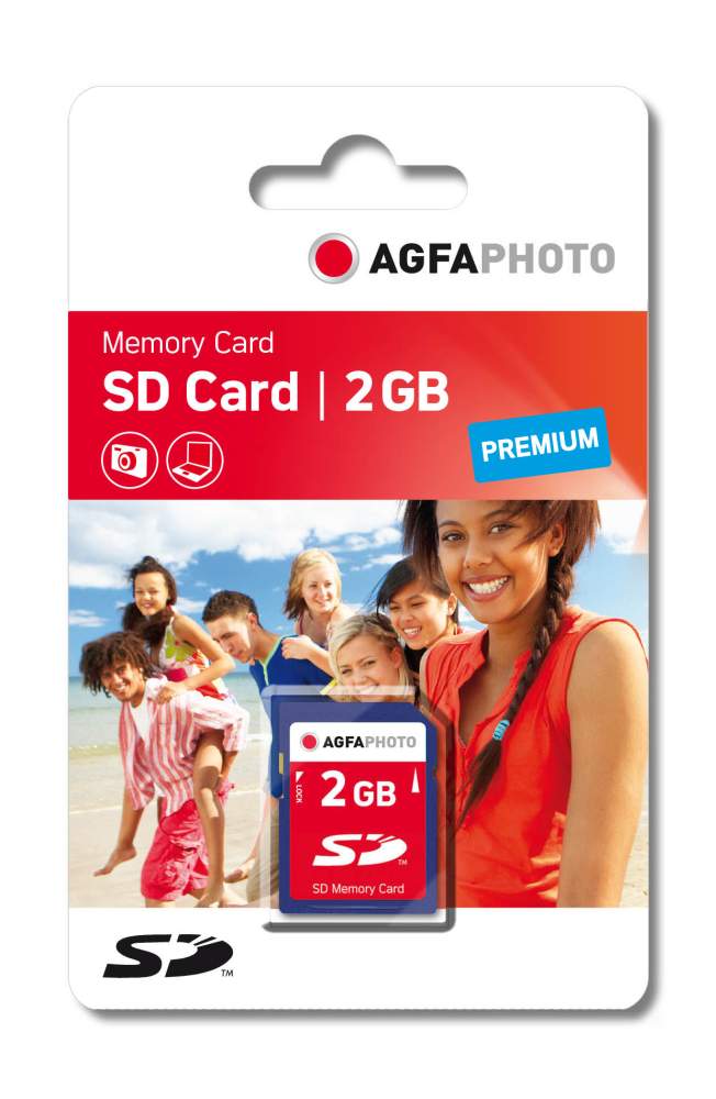 SD Card 2 GB Agfa Premium 133x