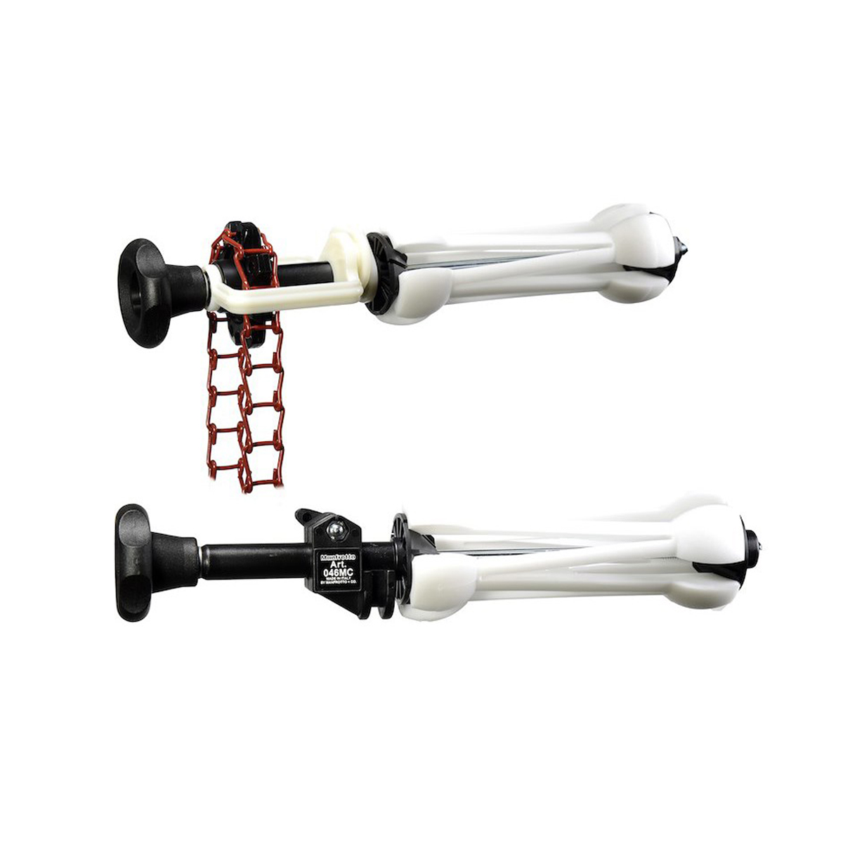 Manfrotto 046MCR Expan Set, Hintergrund Halterung+Metallkette rot