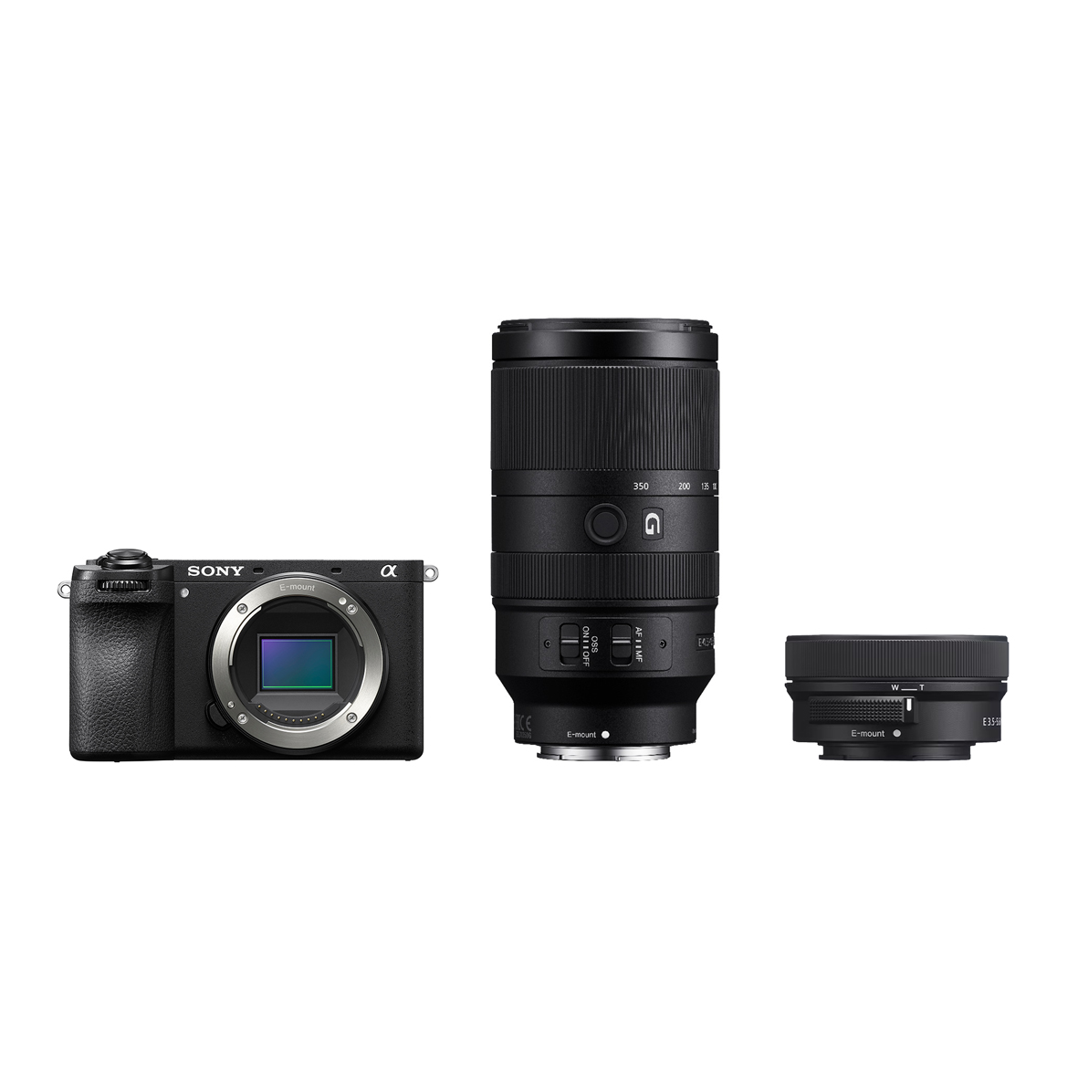 Sony Alpha ILCE-6700+SEL1650II+SEL70350G schwarz, Kamerakit