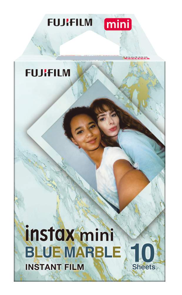 Fuji Instax Mini Blue Marble Sofortbildfilm