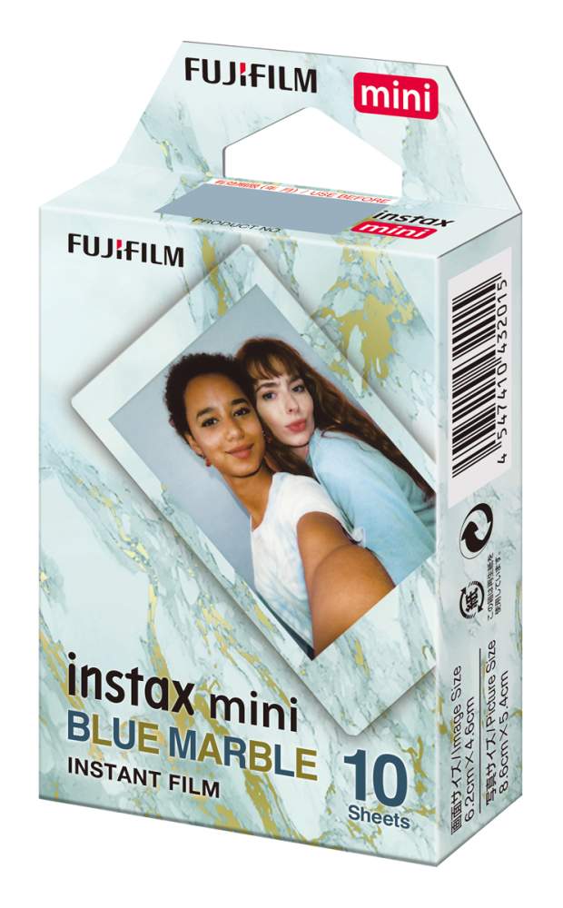 Fuji Instax Mini Blue Marble Sofortbildfilm