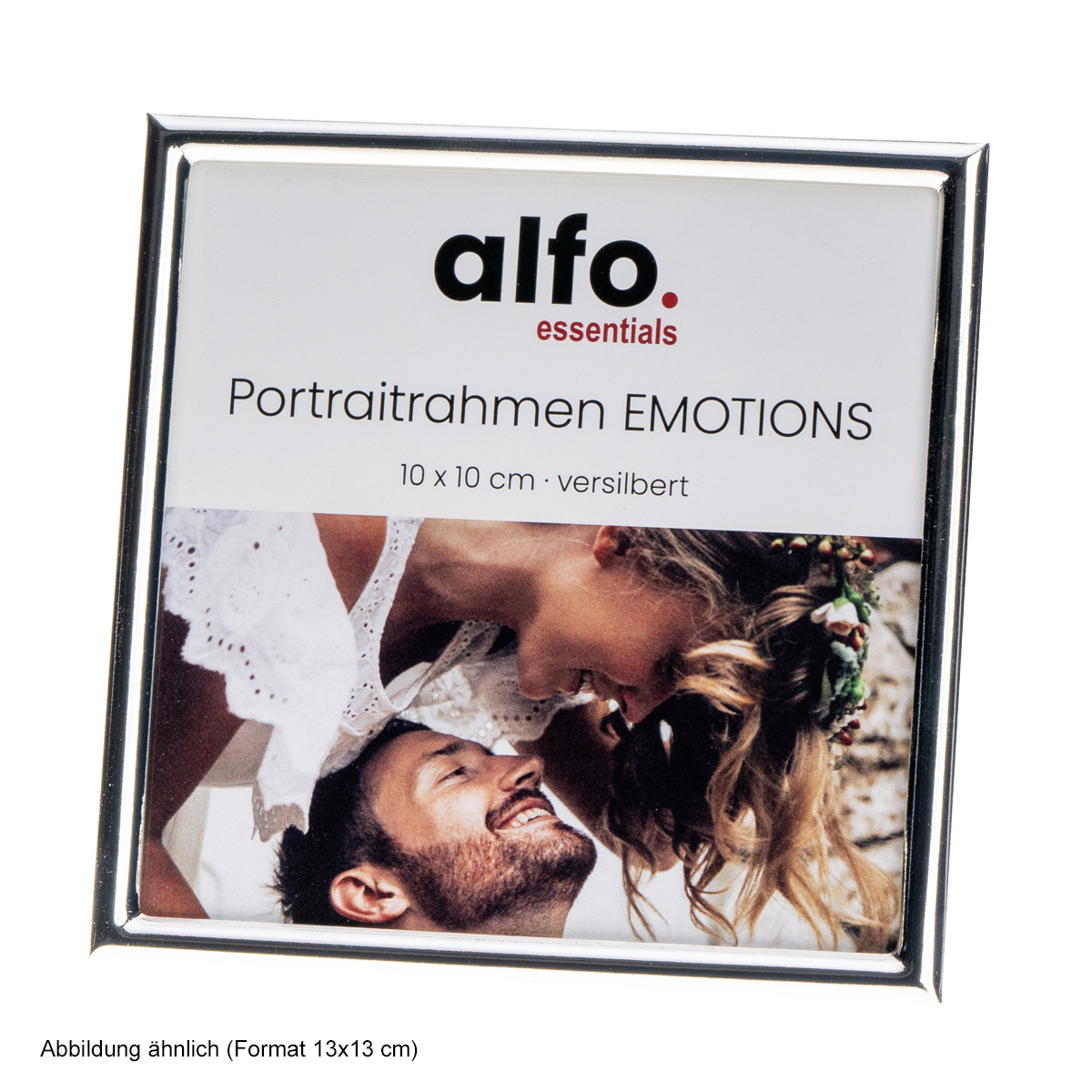 alfo. Emotions 13x13 cm silber-glanz Porträtrahmen
