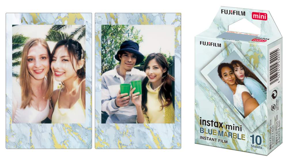 Fuji Instax Mini Blue Marble Sofortbildfilm