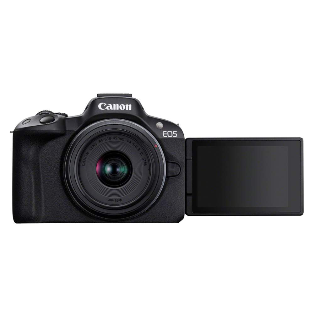 Canon EOS R50+RF-S 18-45mm IS STM black PH Set