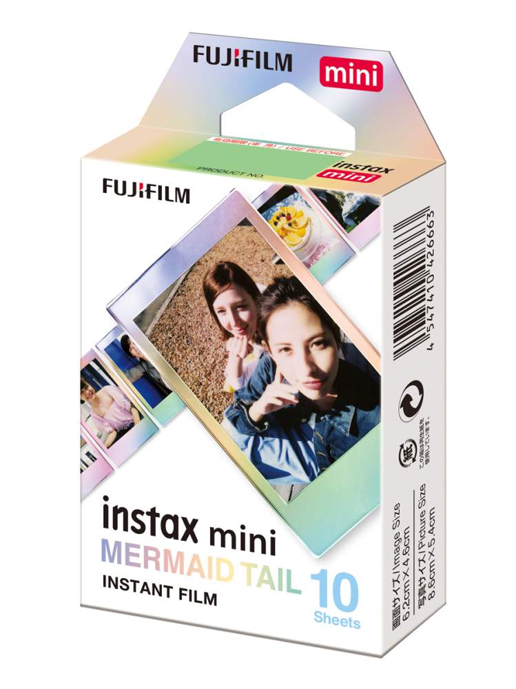 Fuji Instax Mini Mermaid Tail 10 Fotos Sofortbildfilm