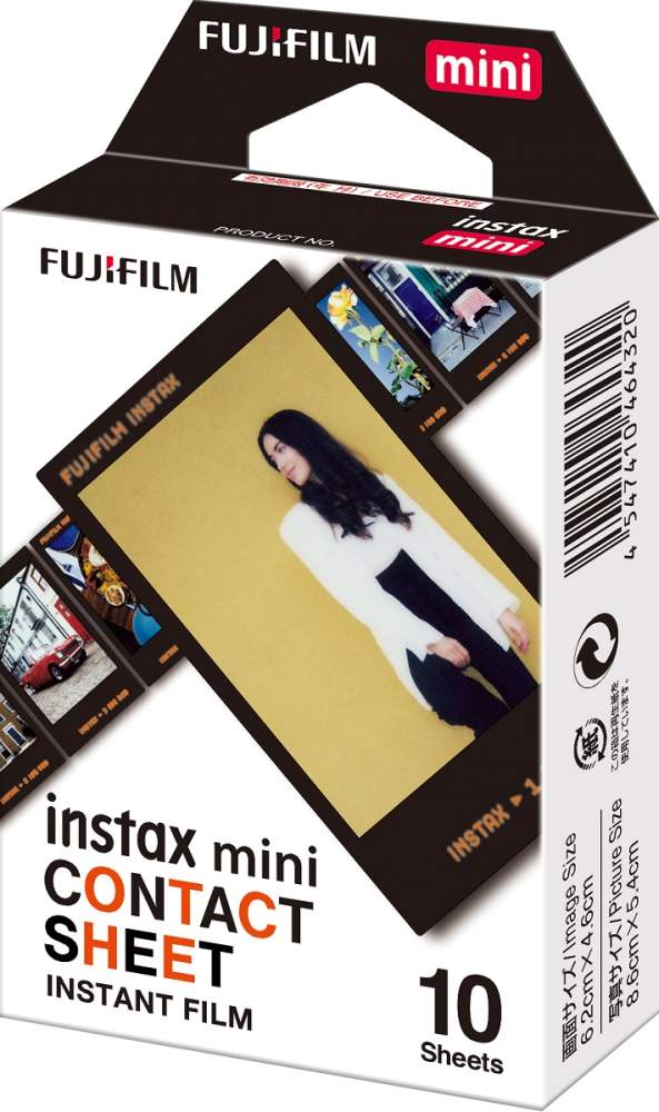 Fuji Instax Mini contact sheet Sofortbildfilm
