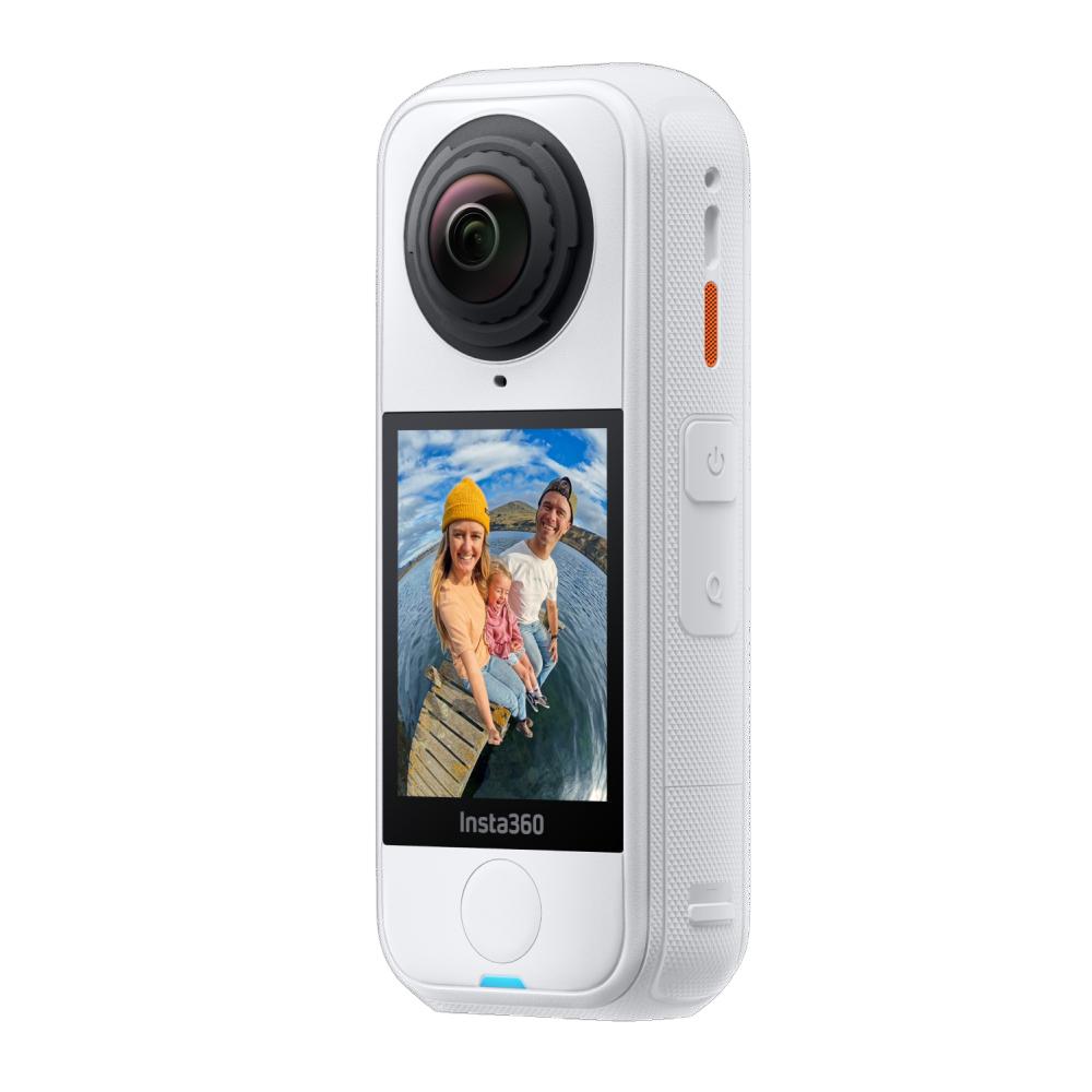 Insta360 X4 Air Starter Bundle White (114cm Selfiestick, Ersatzakku,Lenscap)