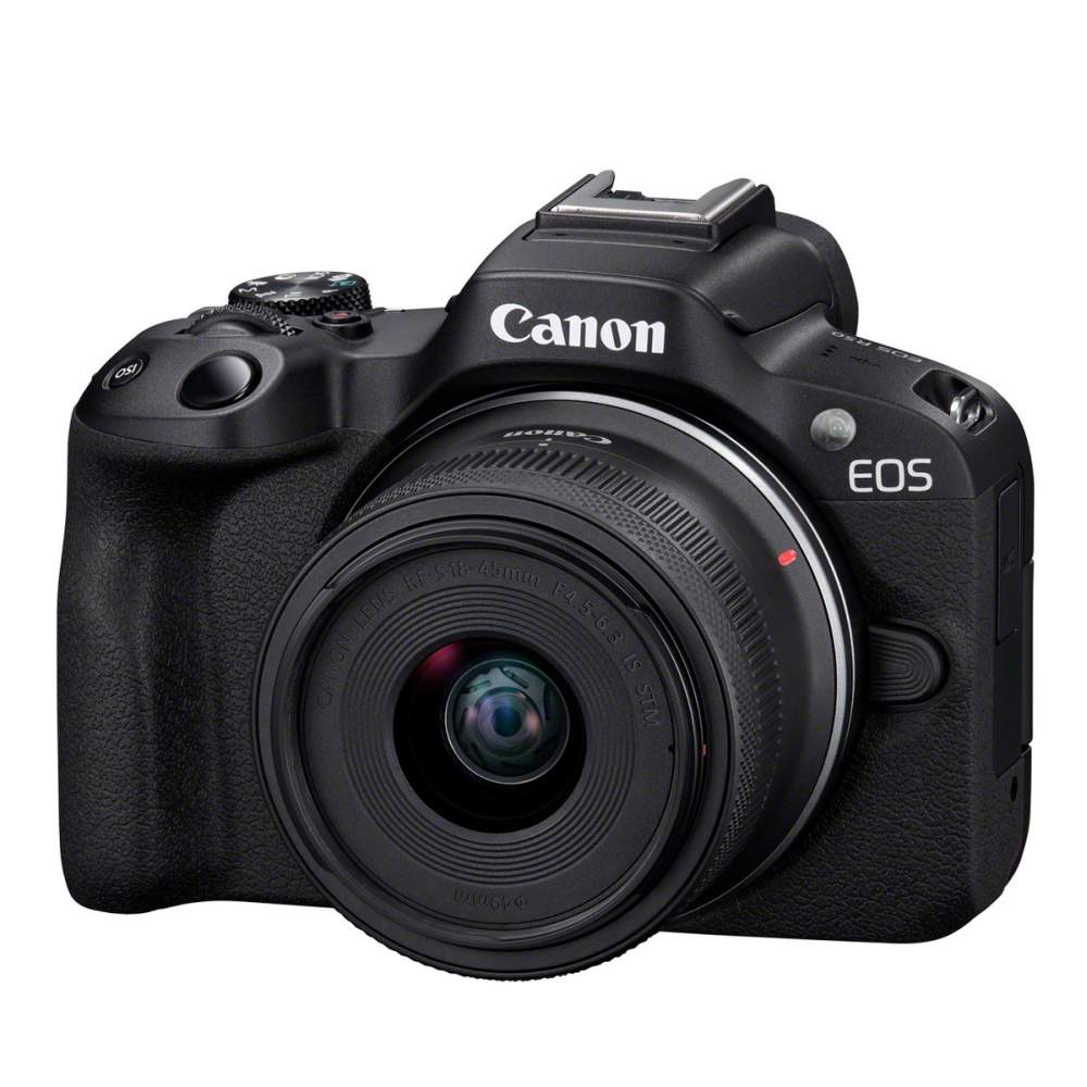 Canon EOS R50+RF-S 18-45mm IS STM black PH Set