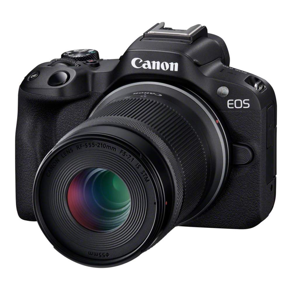 Canon EOS R50+RF-S 18-45mm + 55-210mm black