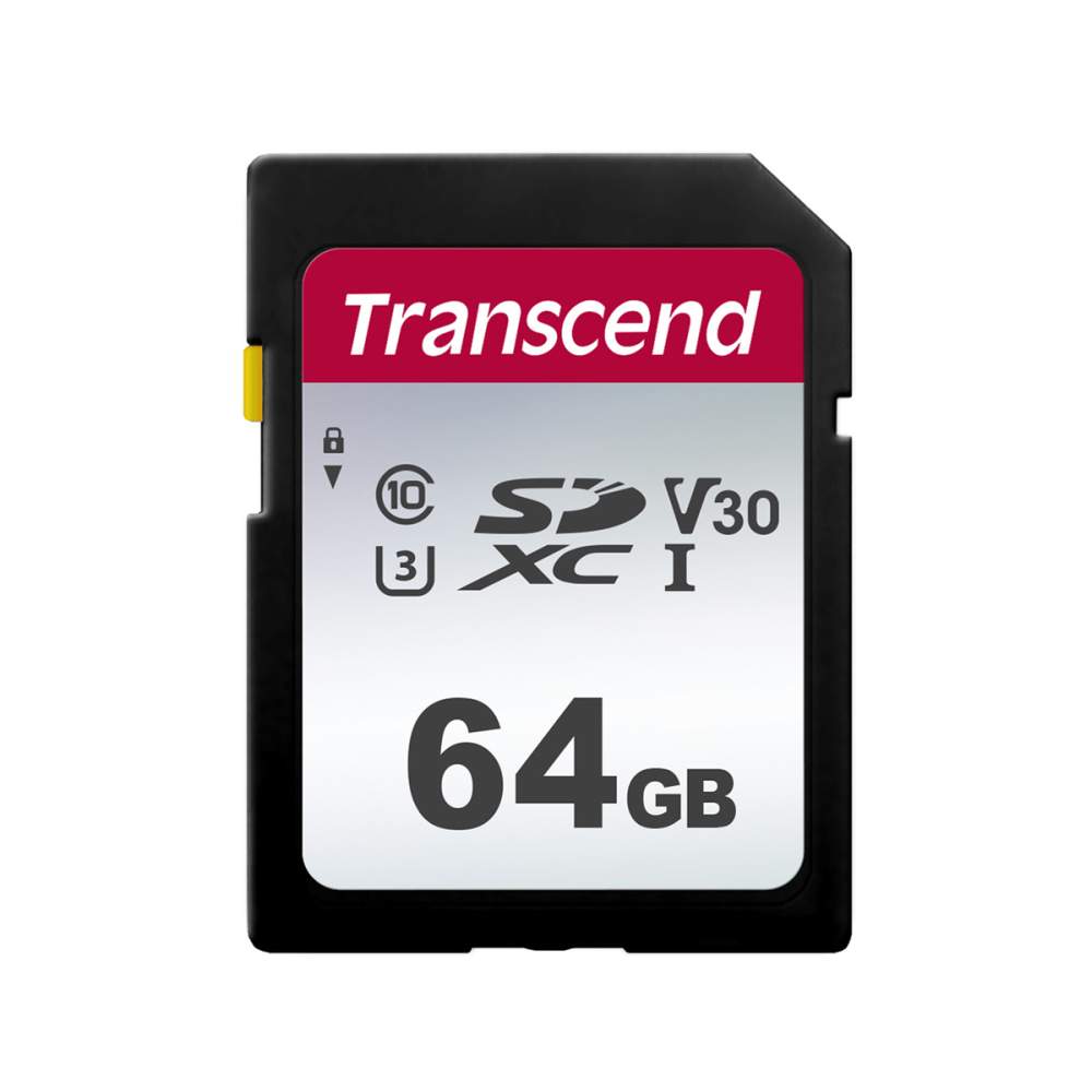 Transcend 64GB SDXC-Karte 300S UHS-I U1 V10 100/20MB/s