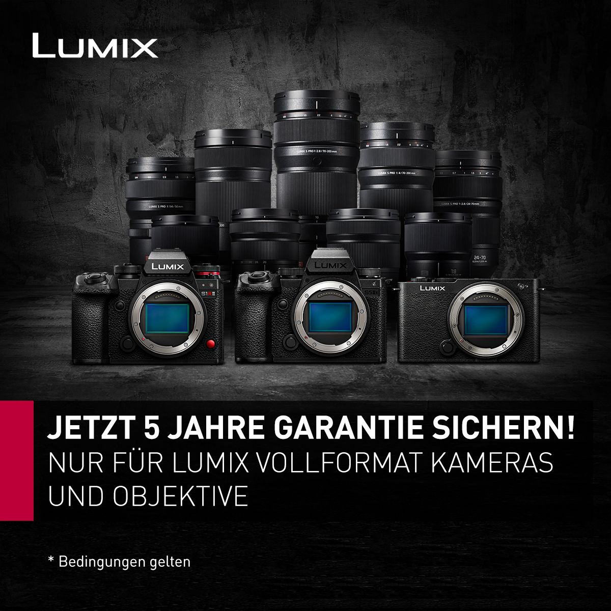 Panasonic 5-Jahre  Garantie 31.03.27