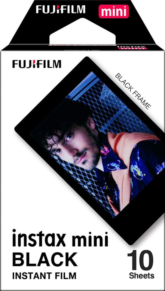Fuji Instax Mini Black Frame Sofortbildfilm