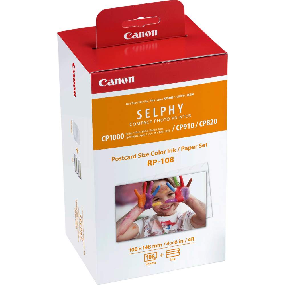 Canon Papier RP108IP 108 Blatt 2x54 für Selphy-Drucker
