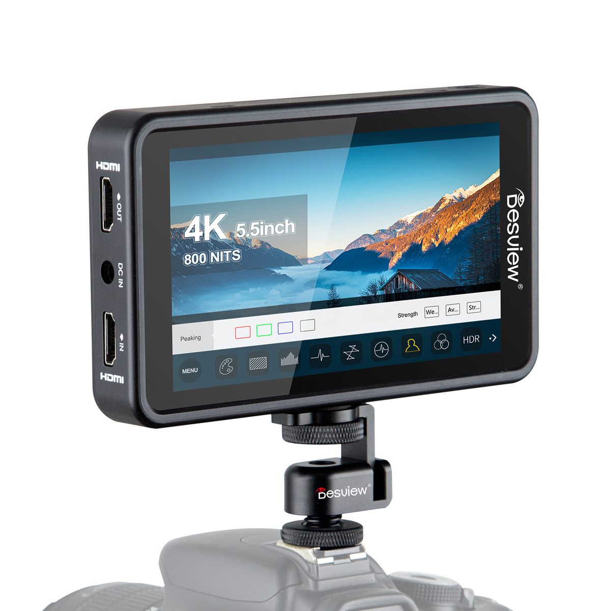 Desview R5ii 5,5" (13,97 cm) Aufsteck- Monitor mit Touch Screen