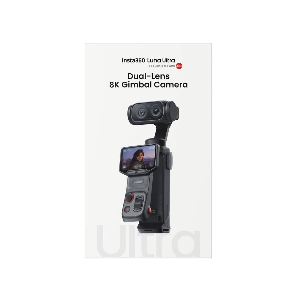 insta360 Luna ultra creator bundle black inkl. Tasche, Mikrofon, Batteriegriff und WW-Objektiv