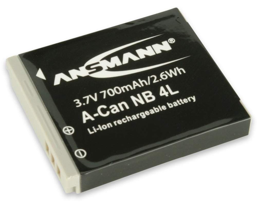 Canon Akku NB4L baugleich 700mah Ansmann