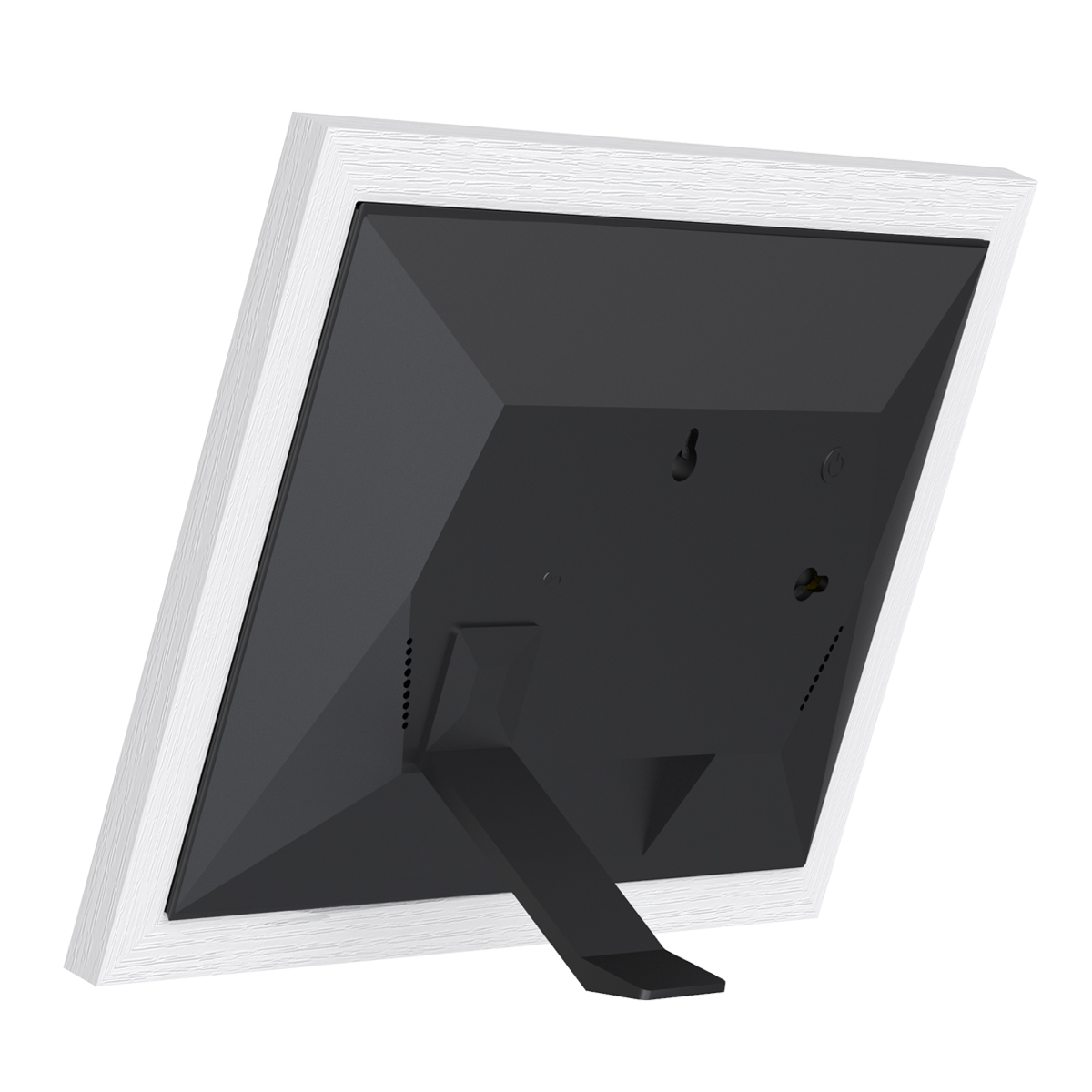 Braun DigiFrame 10B WiFi weiß+schwarzes Passepartout, digitaler Bilderrahmen