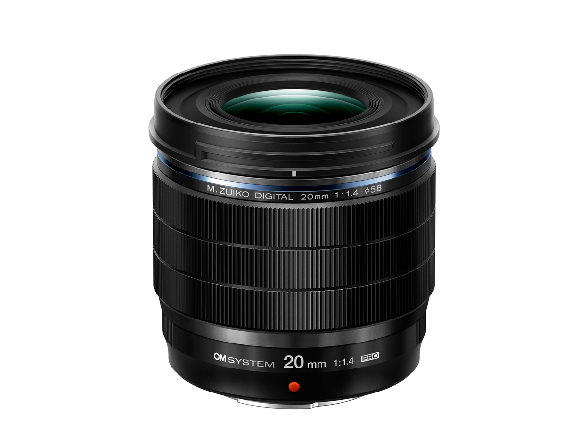 OM SYSTEM 20mm 1.4 M.Zuiko ED PRO schwarz, Objektiv