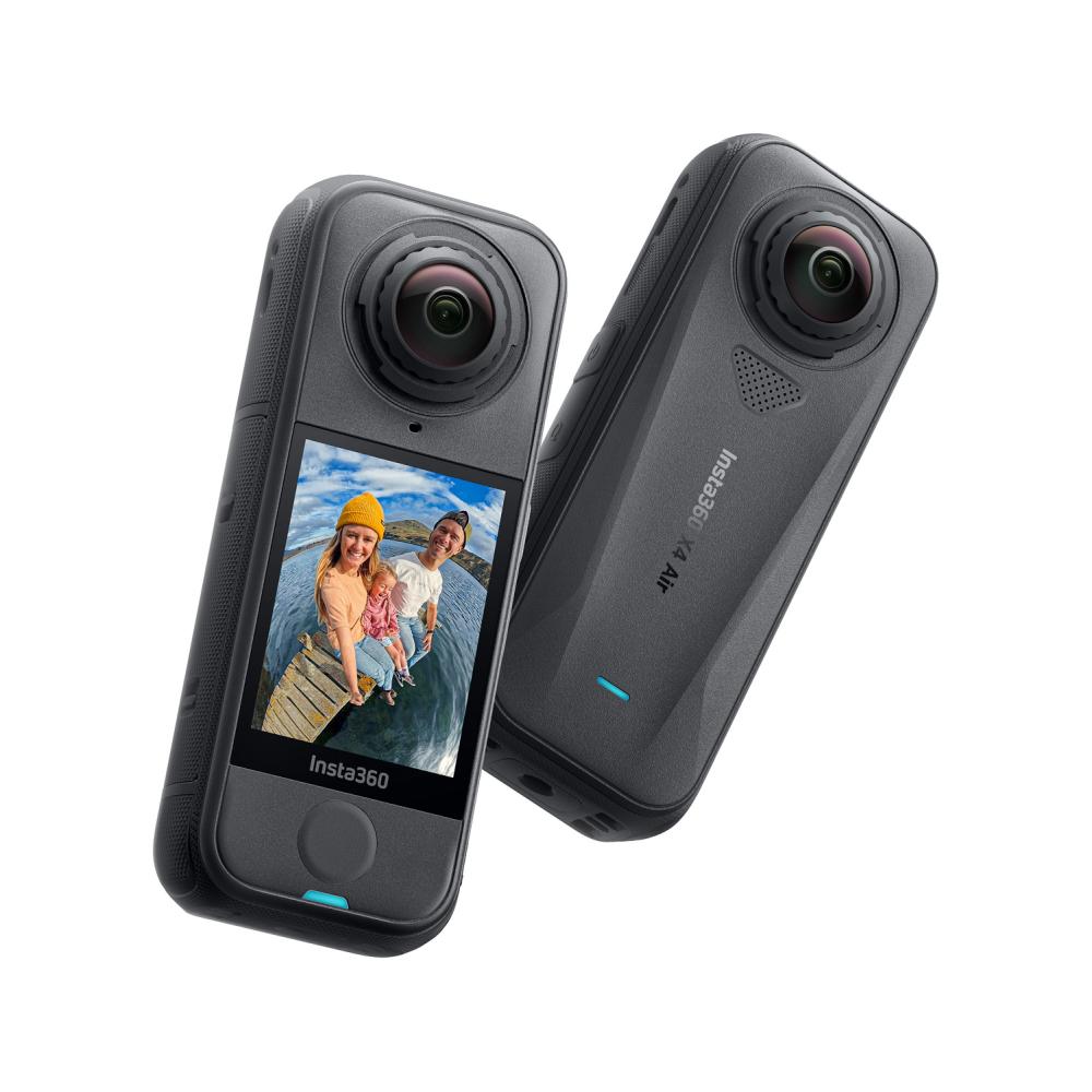 Insta360 X4 Air Starter Bundle Black (114cm Selfiestick, Ersatzakku,Lenscap)