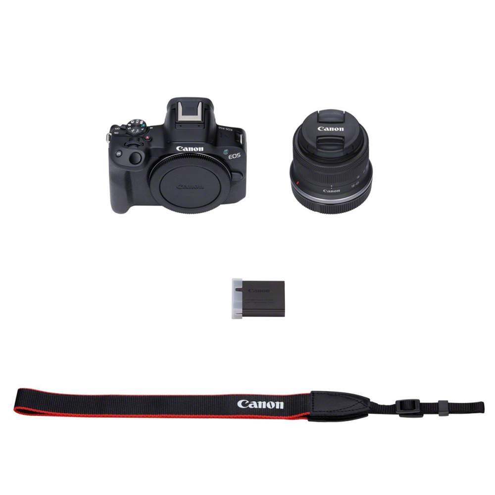 Canon EOS R50+RF-S 18-45mm IS STM black PH Set