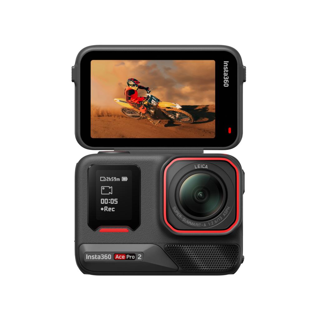 Insta 360 Ace2 Pro Xplore Dual Bundle Grey,Set incl. Griff, 2 Akkus