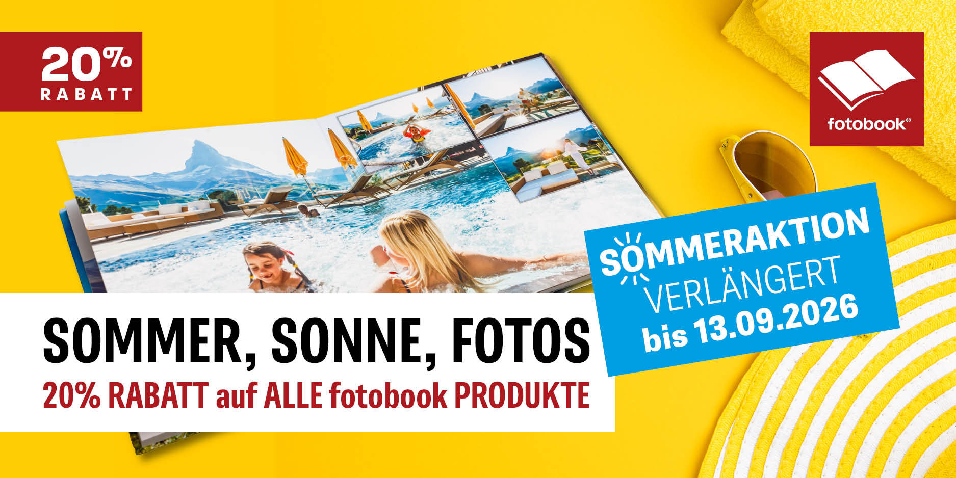 Fotobook Sommeraktion 2026 verlängert